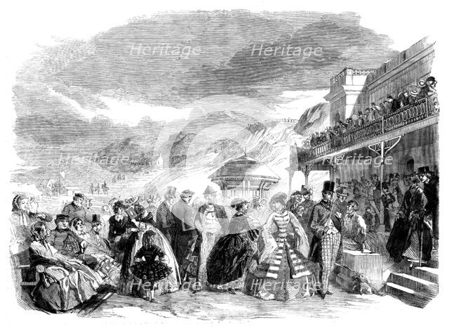 Scarborough Spa - from a sketch by Miss Claxton, 1858. Creator: Unknown.