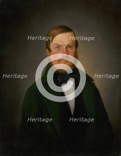 Portrait of Sigismund Tibély, c1849.  Creator: Karol Augustus Tibely.