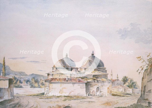 Baths at Bakhchisaray, 1787. Artist: Hadfield, William (active End of 18th cen.)