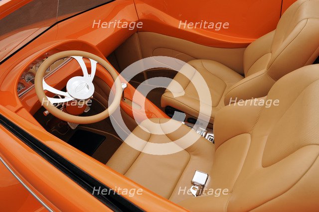 Ford Custom Orange Crush 1939. Artist: Simon Clay.