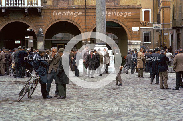 Ravenna on election day. Artist: Unknown