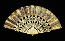 Fan, probably Spanish, 1860-69. Creator: Unknown.