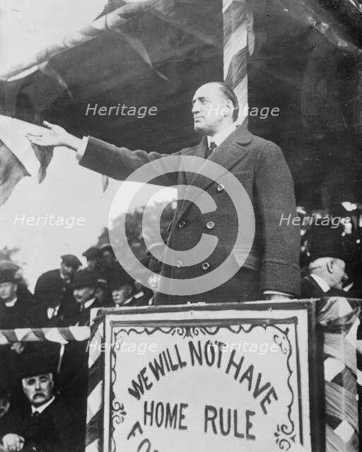 Sir Edward Carson, 1913. Creator: Bain News Service.