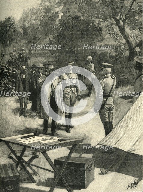 'Cronje's Surrender', 27 February 1900, (c1900).  Creator: Marguerite Jacob.