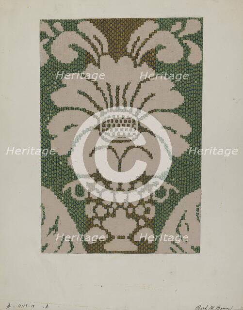 Coverlet, c. 1937. Creator: Ruth M. Barnes.