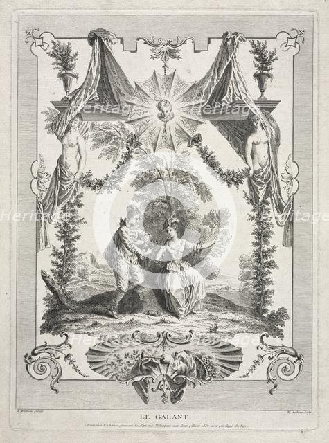 The Gallant. Creator: Benoit II Audran (French, 1700-1772).