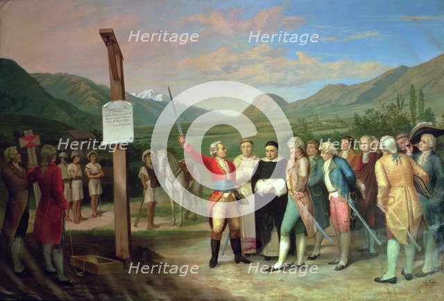 Foundation of the city of San Miguel de Ibarra in 1606.