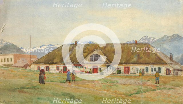 Old Russian Trading Post, Sitka, ca. 1880-1914. Creator: Theodore J. Richardson.