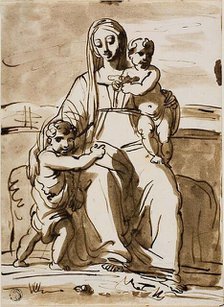 Madonna and Child with Saint John, n.d. Creator: Fortunato Duranti.