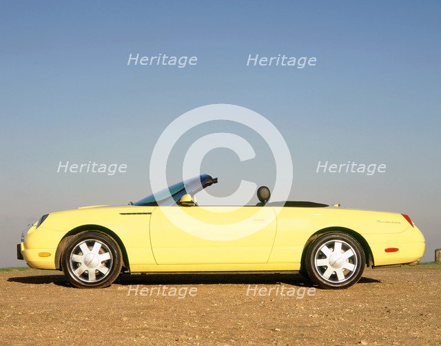 2003 Ford Thunderbird convertible. Artist: Unknown.