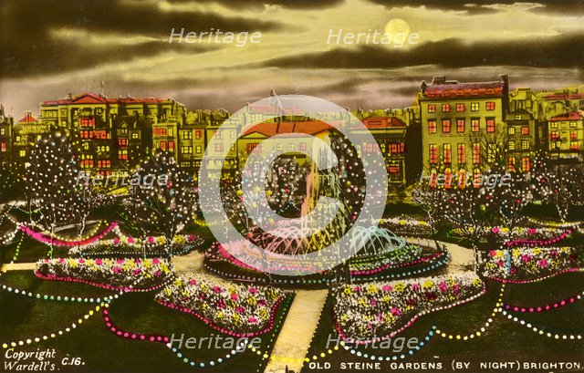 The Old Steine Gardens, Brighton, Sussex, c1940. Artist: Unknown