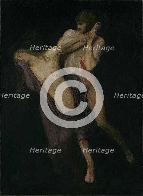 Paolo and Francesca, 1893. Creator: Böcklin, Arnold (1827-1901).