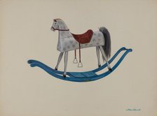 Rocking Horse, c. 1937. Creator: Rex F Bush.