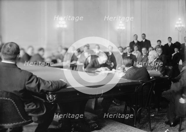 Special Committee On The Investigation of The U.S. Steel Corp., January 12, 1912.  Creator: Harris & Ewing.