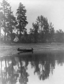 Kutenai camp [Curtis's camp], c1910. Creator: Edward Sheriff Curtis.