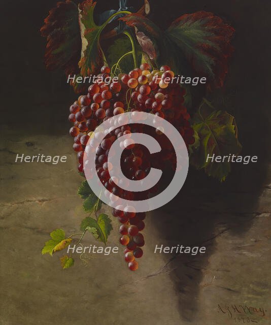 Bunch of Grapes, 1873. Creator: Andrew John Henry Way.