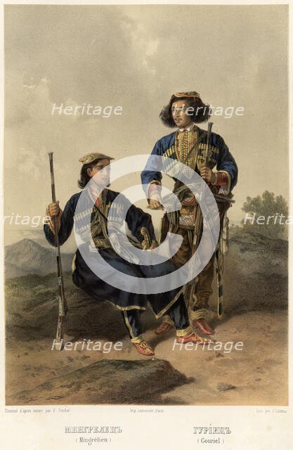 Mingrelian. Guriits, 1862. Creator: Frants Taikhel.
