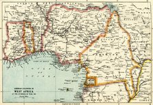 'German Colonies in West Africa at the Outbreak of War, 1914', (c1920). Creator: John Bartholomew & Son.