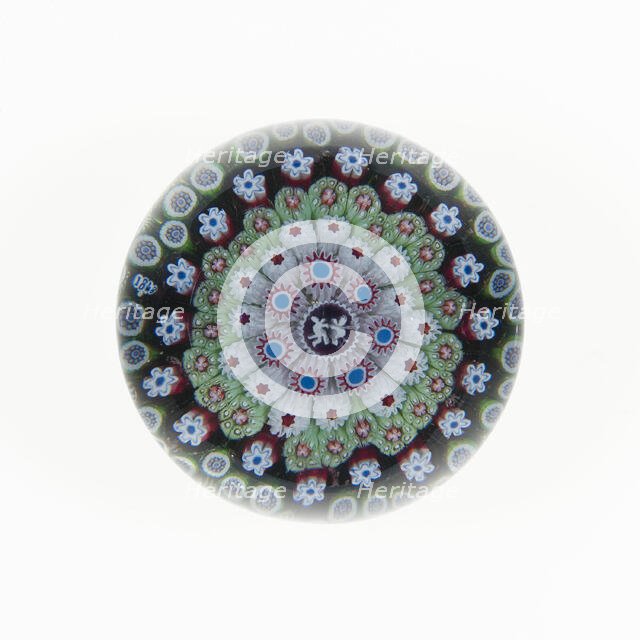 Paperweight, Saint-Louis, 19th century. Creator: Saint-Louis Glassworks.