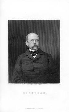 Otto von Bismarck, Duke of Lauenburg, German statesman, 1893.Artist: W Holl