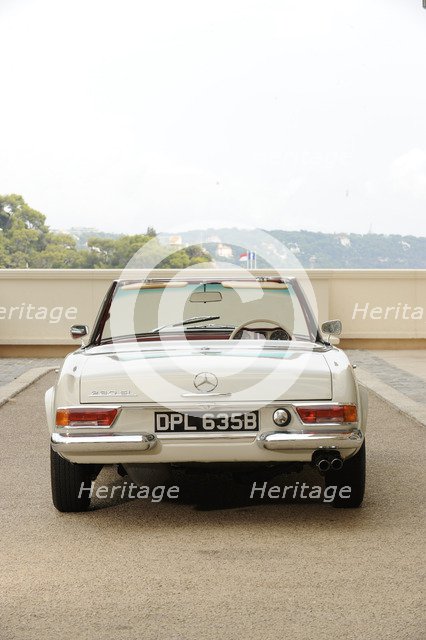 Mercedes Benz 230SL 1963. Artist: Simon Clay.