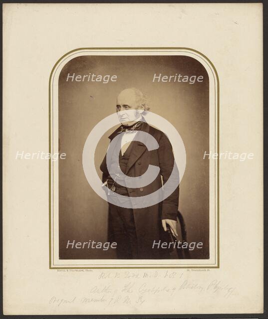 Robt. B. Todd, M.D., F.R.S., 1855-1859. Creator: Maull & Polyblank.