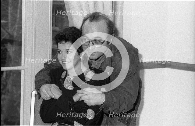Gemma Craven and Bob Hoskins, BAFTA, Picadilly, London, 1990.  Artist: Brian O'Connor.
