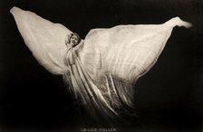 Loïe Fuller in the Dance "La Nuit", 1896. Creator: Langfier, Louis Saul (1871-1948).