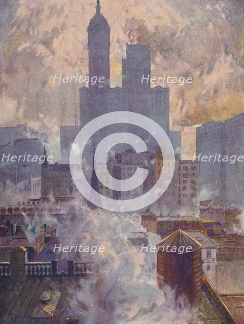 'New York', 1916. Artist: Martin Lewis.