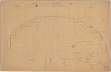 Diagram of a Lunette [verso], 1890/1897. Creator: Charles Sprague Pearce.