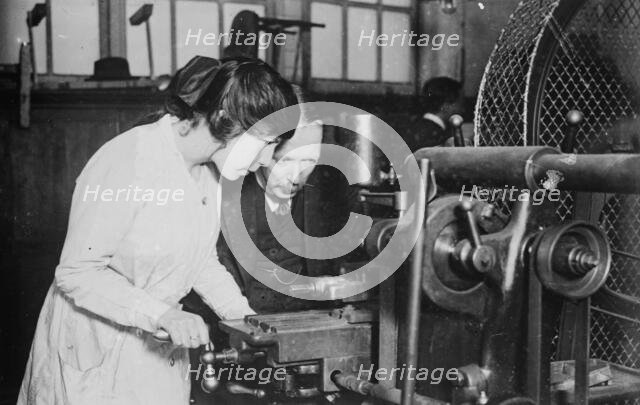 L.C.C. Tech Institute, Munitions Class, May 1917. Creator: Bain News Service.