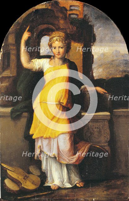 Saint Cecilia, First Half of 16th cen. Creator: Girolamo da Carpi (Girolamo Sellari) (1501-1556).