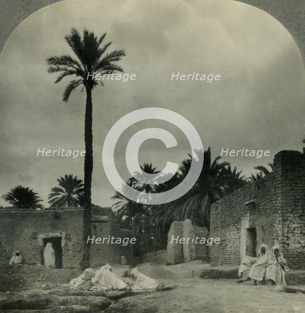 'An Oasis Town in the Sahara Desert, Sultanate of Morocco (French Protectorate)', c1930s. Creator: Unknown.