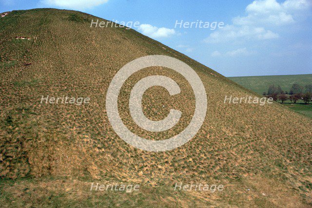 Silbury hill from the south.