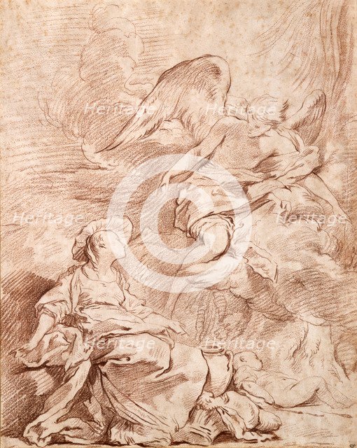 Study, (1715-1739?).  Artist: Pierre Charles Trémolières