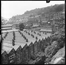 Hebden Works, Valley Road, Hebden Bridge, Calderdale, West Yorkshire, 1966-1974. Creator: Eileen Deste.