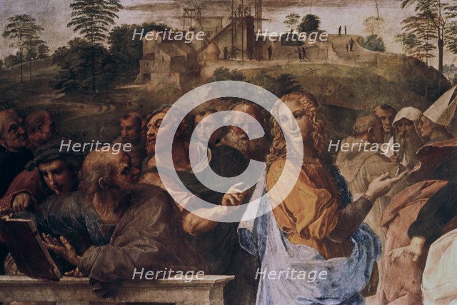 'The Disputation on the Holy Sacrament ', (detail), 1508-1509. Artist: Raphael