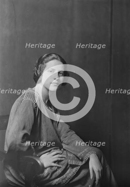 Miss Rita Romilly, portrait photograph, 1918 Aug. 28. Creator: Arnold Genthe.