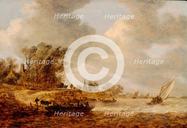 A Windy Day, 1651. Creator: Jan van Goyen.