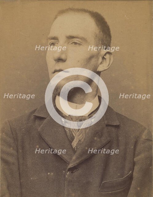 Fénéon. Félix. Clerk of the Galerie Berheim Jeune., 1894-5. Creator: Alphonse Bertillon.