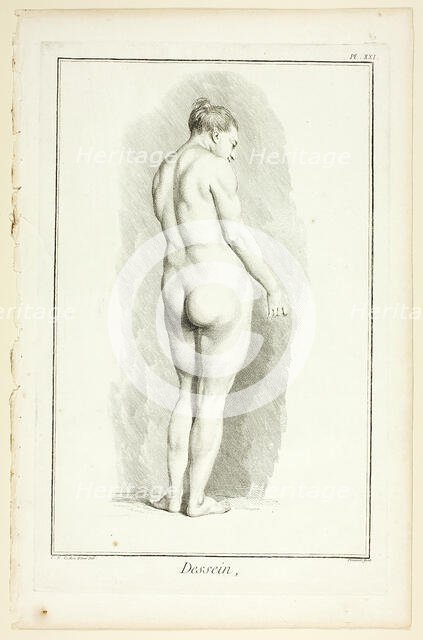 Design: Figure from Encyclopédie, 1762/77. Creator: Benoit-Louis Prevost.