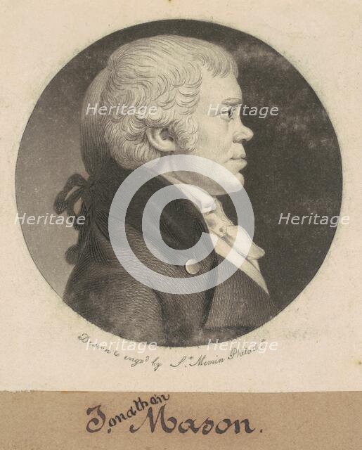 Jonathan Mason, 1800. Creator: Charles Balthazar Julien Févret de Saint-Mémin.