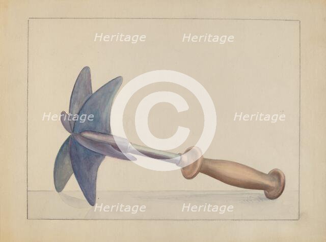 Chopping Knife, 1935/1942. Creator: Hester Duany.