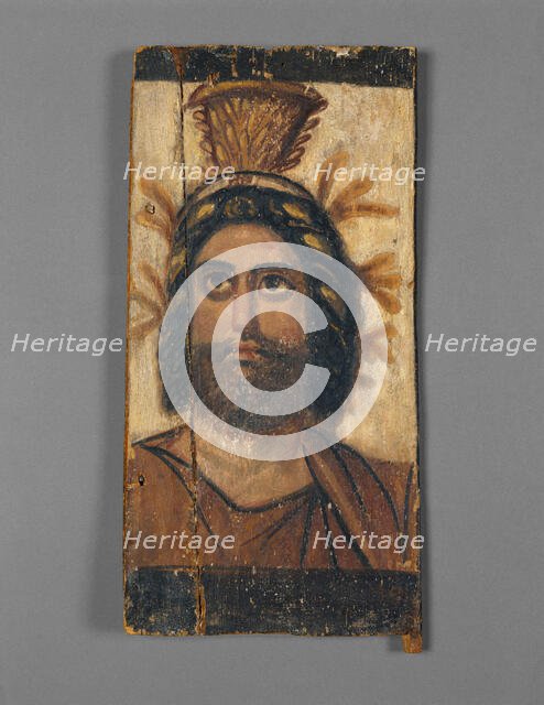Panel with Painted Image of Serapis, A.D. 100-200. Creator: Unknown.