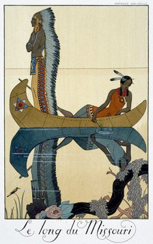 'The Length of the Missouri', 1922. Artist: Georges Barbier