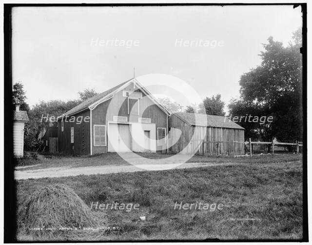 David Harum's barn, Homer, N.Y., c1900. Creator: Unknown.