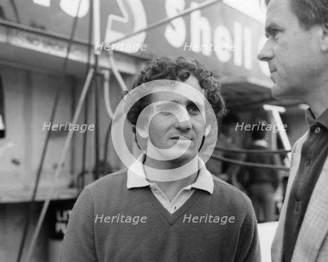 Alain Prost at the British Grand Prix, Brands Hatch, Kent, 1984. Artist: Unknown