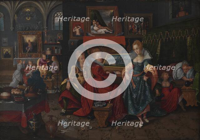 The Parable of the Wise and the Foolish Virgins, 1593-1623. Creator: Hieronymus Francken II.