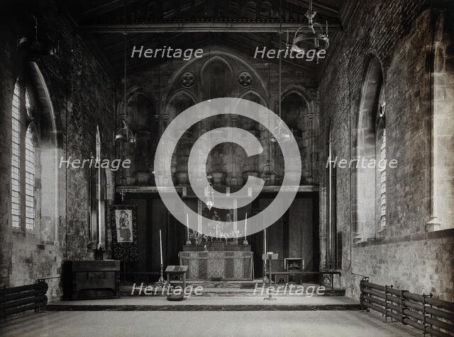 The church of St Bartholomew the Great; interior of the east end of the Lady Chapel. Creator: WF Taylor.
