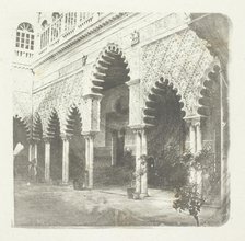Alcazar de Seville, c. 1853/58. Creator: William Henry Fox Talbot.